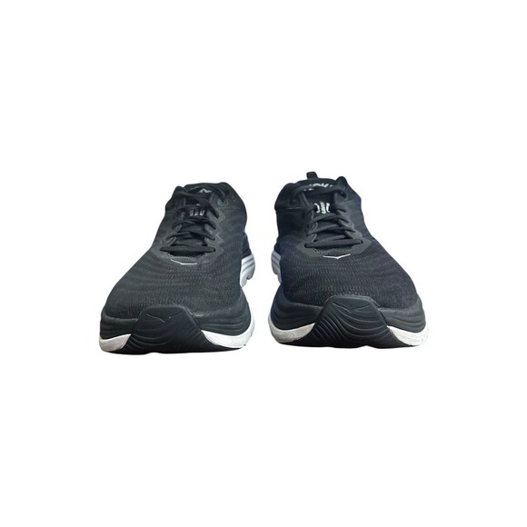 Hoka One Gaviota 5 Mens 12 2E Wide Black Running Walking Shoe BWHT No Insoles - Picture 2 of 15